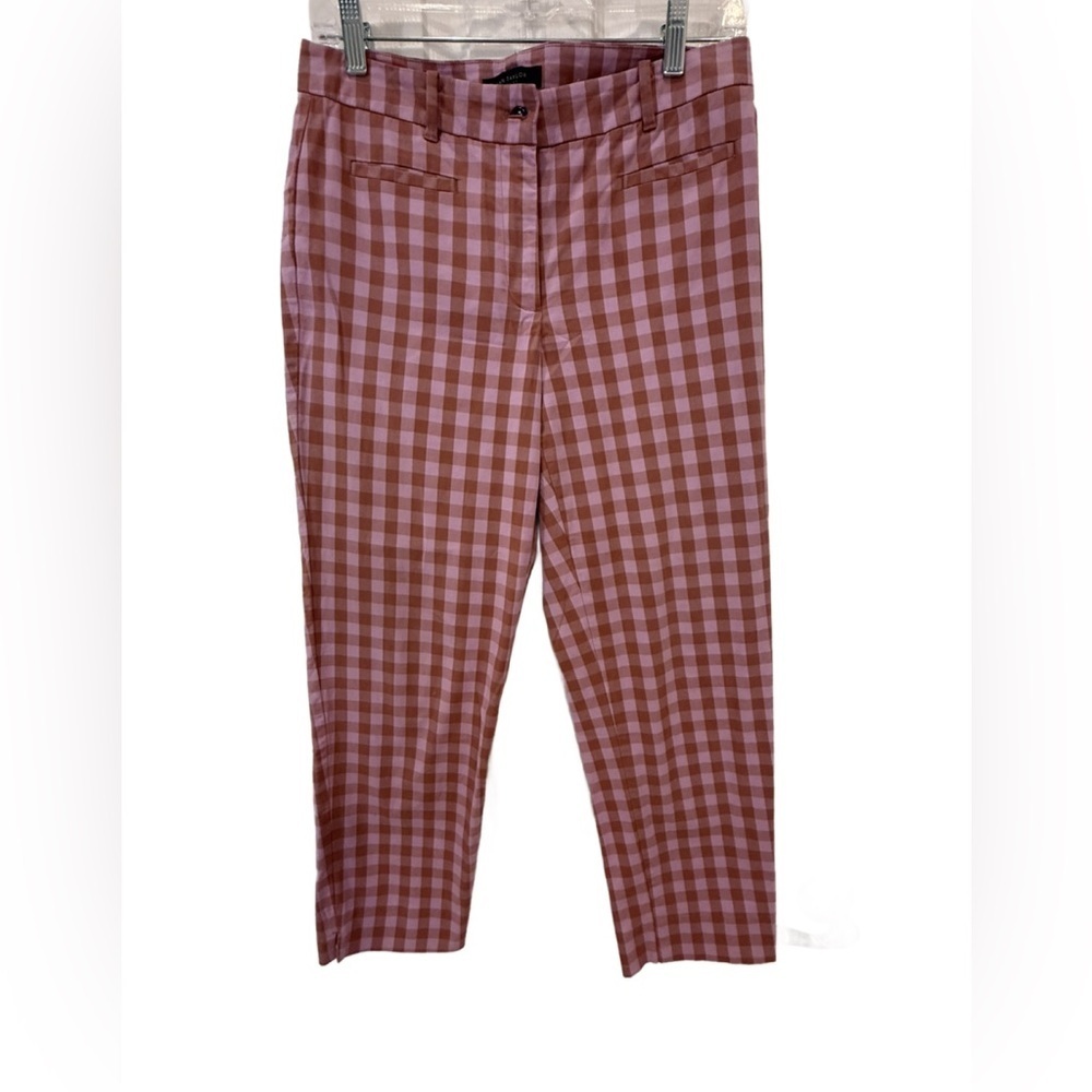 Ann Taylor curly style checkered crop pants, size 4